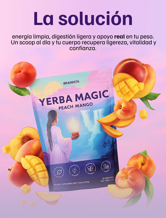 Yerba Magic® Natural Té de Melocotón y Mango